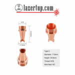 Fiber Lazer Kaynak Nozulu 17.8mm M16